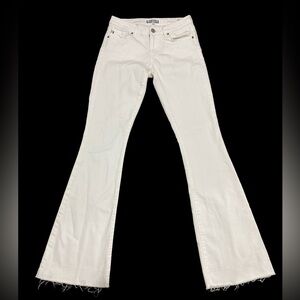 Dear John White Flare Jeans. Size 25